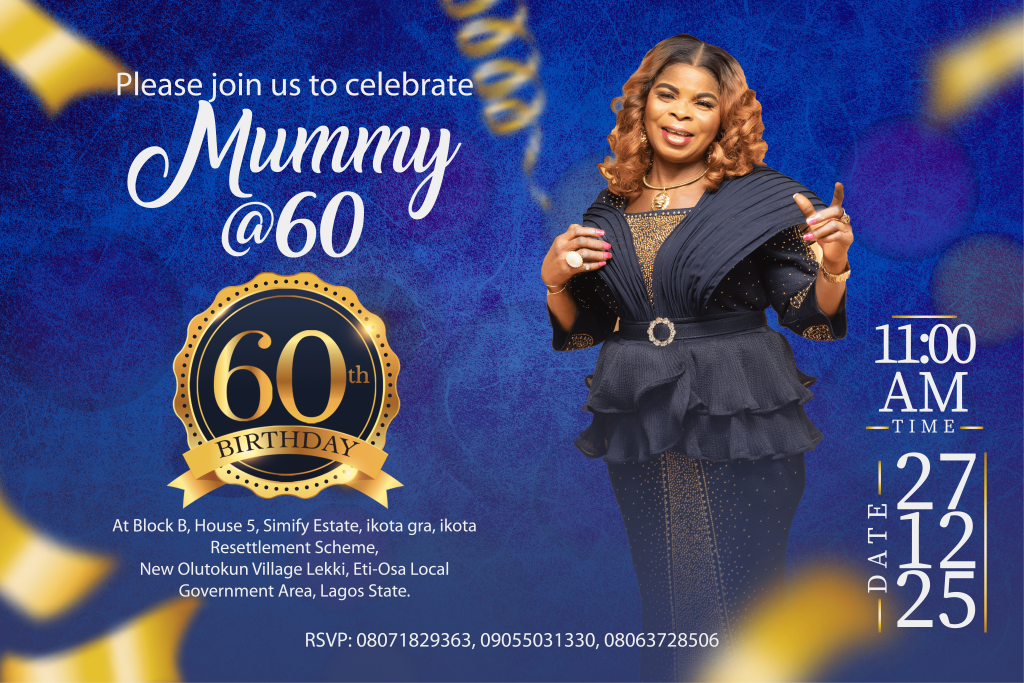 Mummy @ 60 Birthday