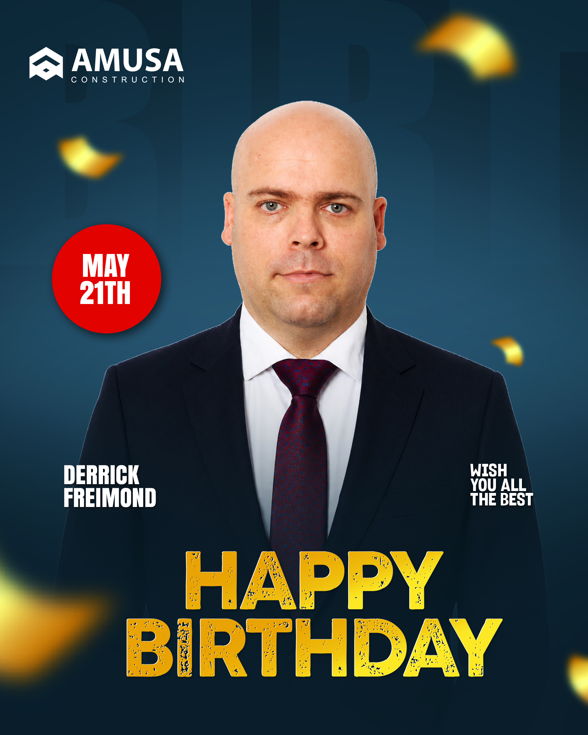 Derrick Freimond HBD