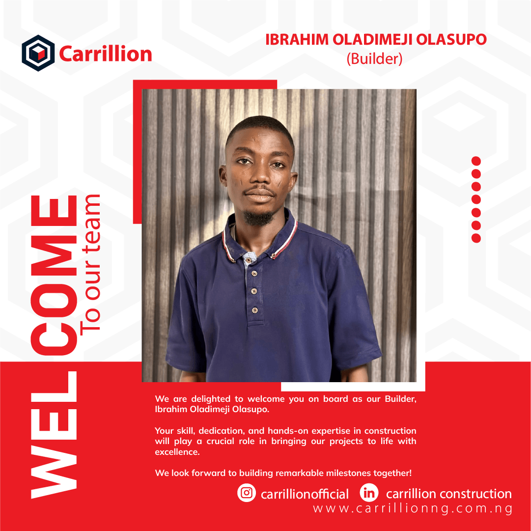 Welcome Ibrahim Oladimeji Olasupo